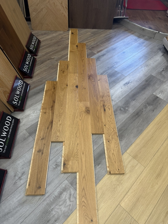 Паркетна дошка Oak Brushed Bevelled Country