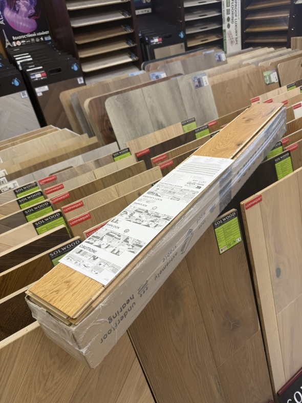 Паркетна дошка Oak Brushed Bevelled Country