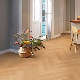 Паркетна дошка Floor360 Дуб Herringbone Mix (Ялинка) 525 мм brown filler